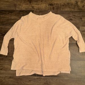 Pink lily sweater